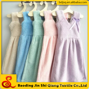 Lovely princess dress microfiber hand terry towels